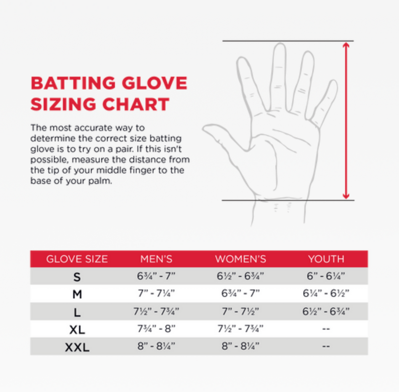 Marucci GXR Youth Batting Gloves - MBGGXRY