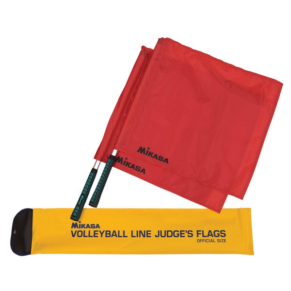 Pair of Mikasa Line Judge Flags with Carry Bag