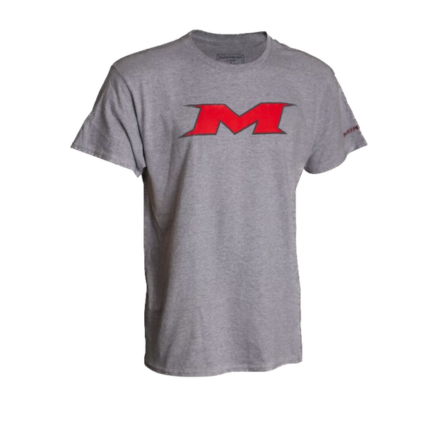 Miken Adult Short Sleeve Shirt Grey - MMTS-G
