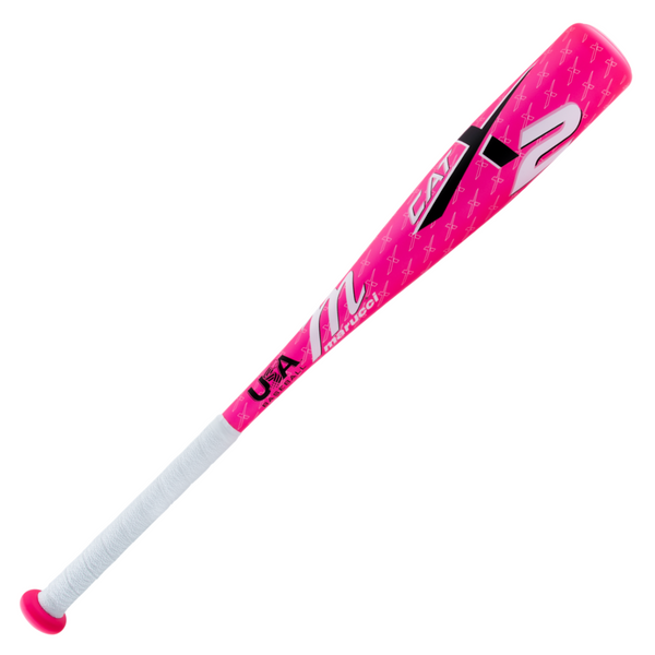 Marucci Cat X2 Tee Ball -11 USA Baseball Bat (Pink) - MTBCX2P