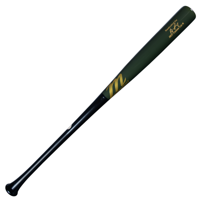 Marucci AR27 Austin Riley Exclusive Pro Model Baseball Bat Flame Fade/Swamp Green - MVE4RILEY27-FFSG