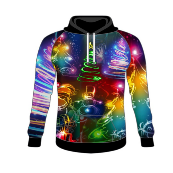 Neon Holiday Hoodie (Customized Buy-In)