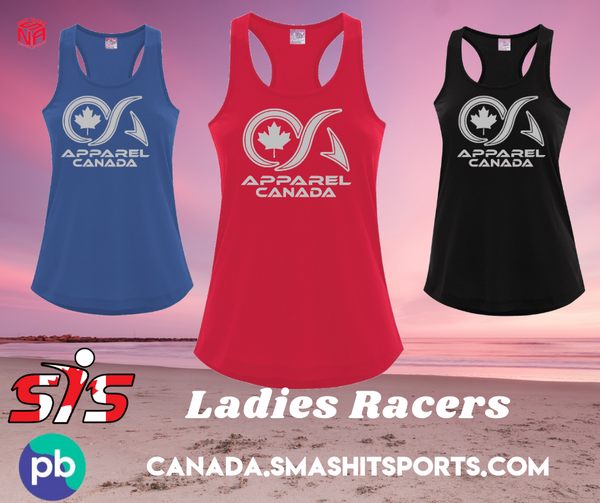 OA Apparel Canada Lady Racers Back Tank Top - 3604L