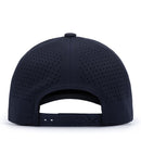 Stratford Flames Branded Pacific Lightweight Perforated P413 Snapback Hat - Flames-Hat-Navy-P413