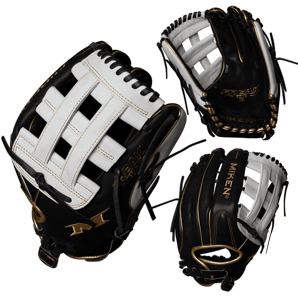 Miken Pro Series 14" Slowpitch Fielding Glove - FREAK Gold - PRO140-BWG