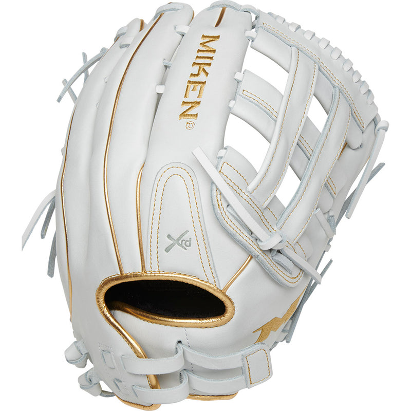 Miken White Gold PRO Series 13" Slowpitch Fielding Glove - PRO130-WG