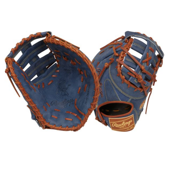 2025 Rawlings Pro Lebel Limited Edition Denim Series 13" Baseball First Base Mitt/Glove - PRODCTD