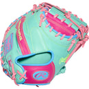2026 Rawlings Heart of the Hide 34'' Colour Sync 10 Berry Mint Baseball Catcher's Glove/Mitt - PRORCM43-23BEM