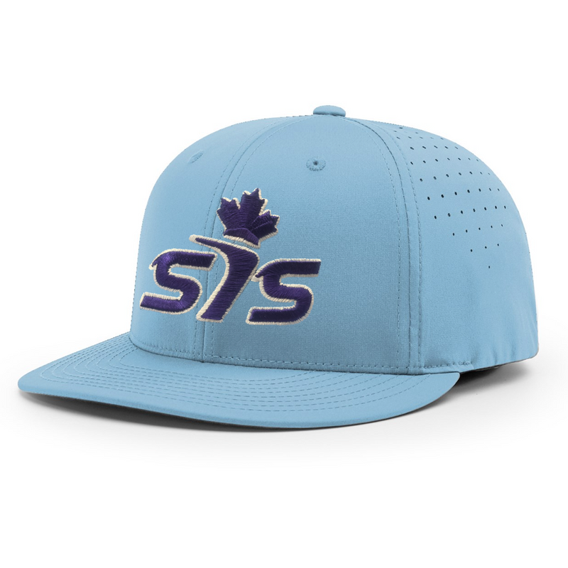 Smash It Sports Canada Columbia Blue Richardson PTS30 White Outline Purple fill Hat