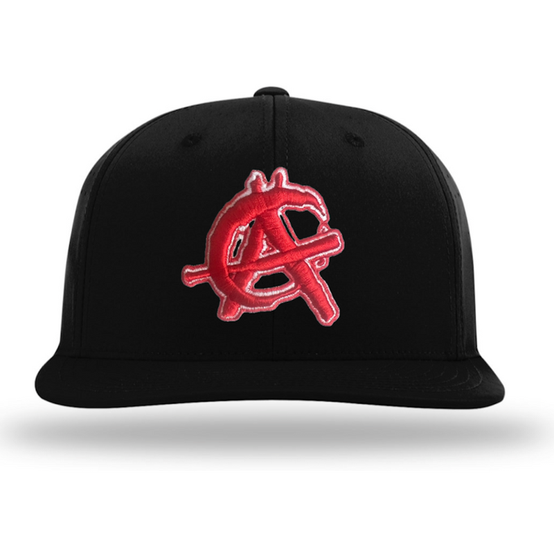 Richardson PTS30 OG Anarchy Branded Baseball Hats Red 3D Puff - PTS30