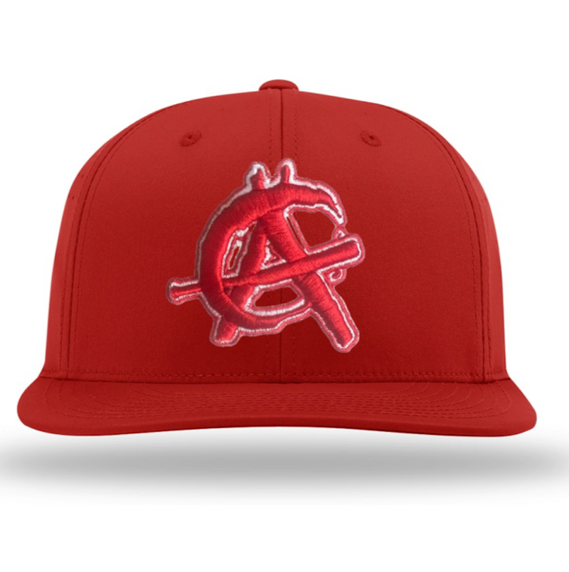 Richardson PTS30 OG Anarchy Branded Baseball Hats Red 3D Puff - PTS30