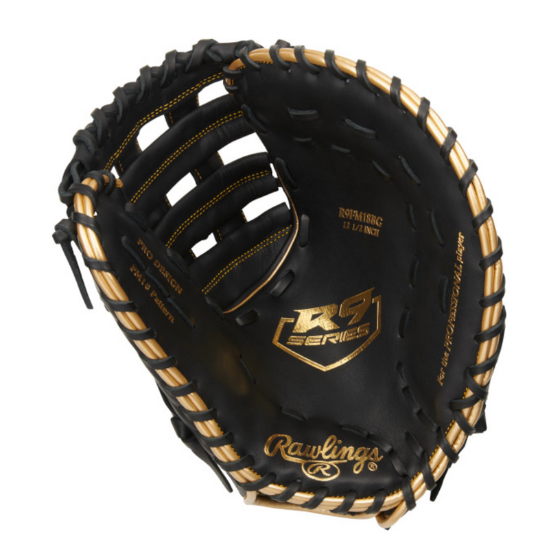 Rawlings R9 Baseball 12.5" First Base Mitt/Glove  R9FM118BG