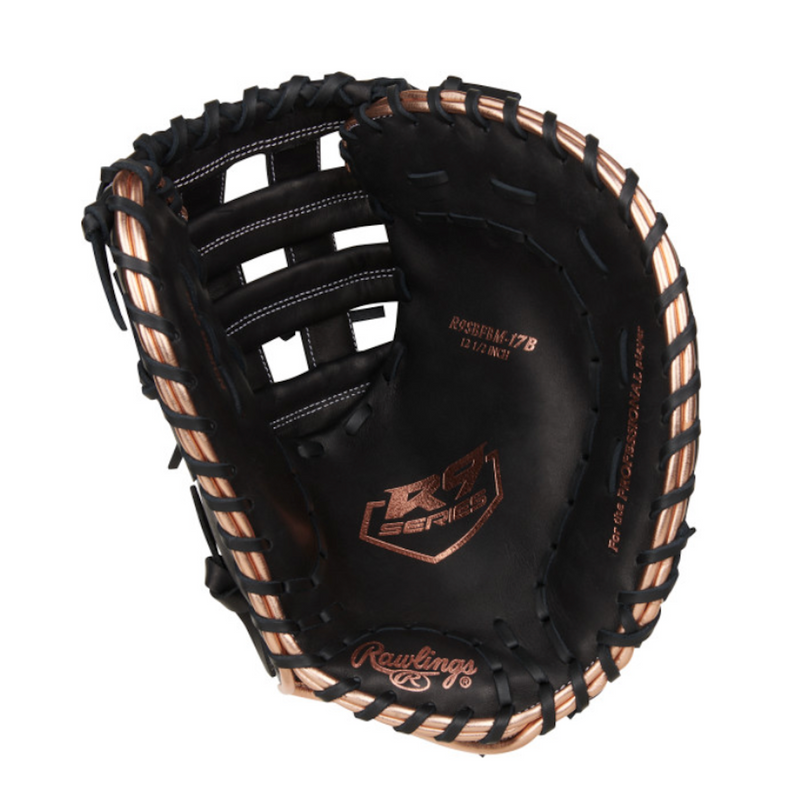 2025 Rawlings R9 Series 12.5" Fastpitch/Softball First Base Mitt/Glove - R9SBFBM-17B