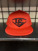 Louisville Slugger Branded Elements Hat   RD/RD/BLK - LSH700-RD/RD/BLK