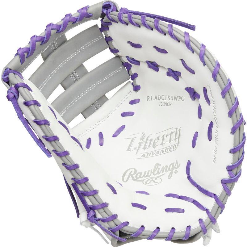 2022 Rawlings Liberty Advanced Series 13" First Base Softball Mitt/Glove - RLADCTSBWPG