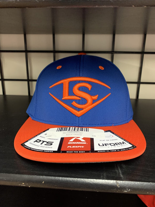 Louisville Slugger Branded Richardson PTS20 Hat   Royal/Orange - LSH600-PTS20-RY/ORG