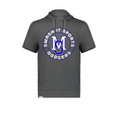 Smash it Sports Dodgers Softball 1/4 zip with Half Sleeve - SIS-DODGERS-AUG-222505-CARBON-HEATHERED