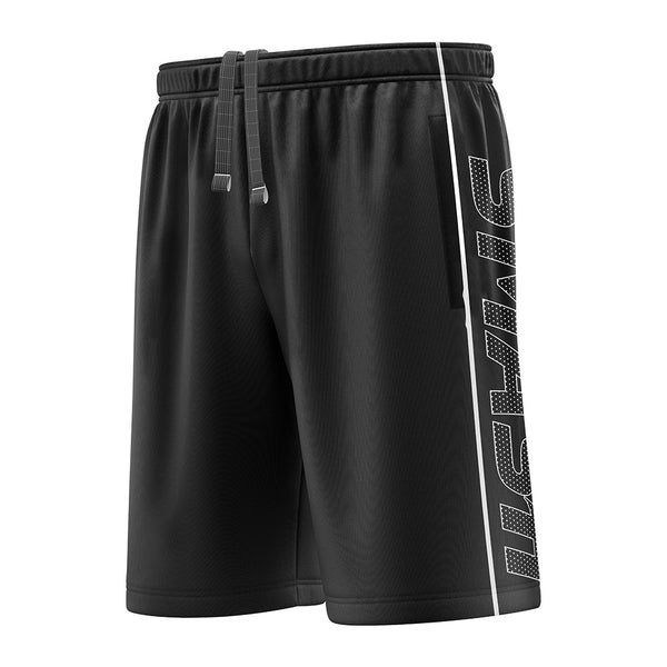 SIS Microfiber Shorts (Black/White)