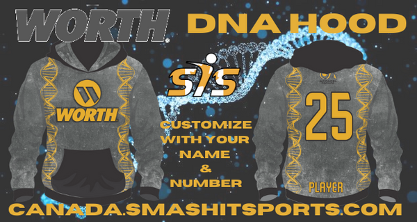 Worth DNA Hoodie SIS Canada Exclusive Custom Name/Number - SISC-BUYIN-WORTH-DNA-CUST