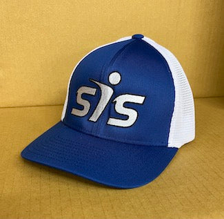 Smash it Sports P401 Royal Blue/White Baseball Hat -SISC-P401-SIS-WHT-RBLU-WH