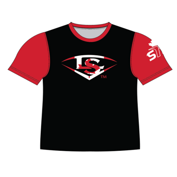 2022 Louisville Canada Performance Jersey - SLUGGER-CAN-TEE-BLK/RD