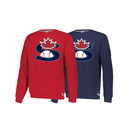 Stratford Nationals Baseball Dri-Power Russel Brand Screen Printed Crew Neck Fleece Sweater - AUG-698HBM-CREW-SCREEN