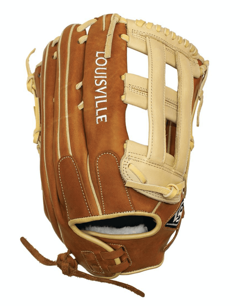 Louisville Super Z Limited Edition 15" Slowpitch Glove Tan/Cream/Wht - LSWTLFGSZR1915SETCW