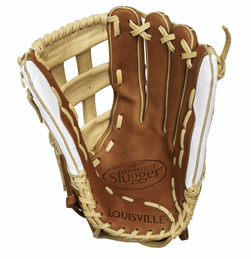 Louisville Super Z Limited Edition 15" Slowpitch Glove Tan/Cream/Wht - LSWTLFGSZR1915SETCW