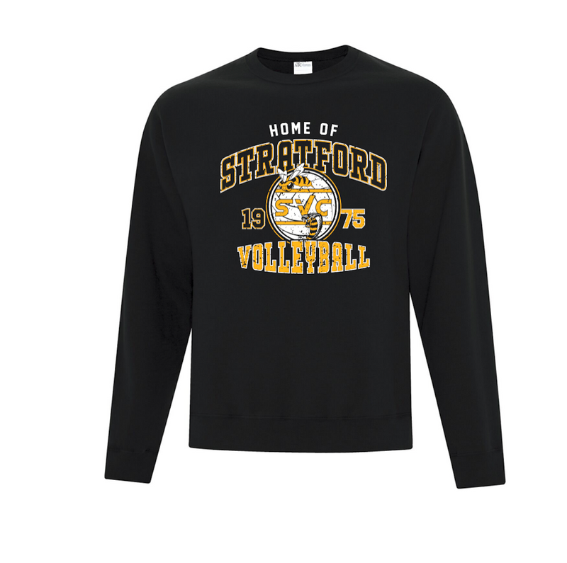 2024/25 Season Home of the Stratford VC Navy Crewneck Sweatshirt - 2024-SVC-NAVY-ATC2400