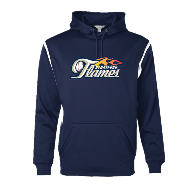 Stratford Flames VarCity Fleece Hoodie - Flames-Varcity-San-F2201