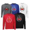 Stratford Pickleball Association FULL Chest Logo - Long Sleeve Performance Tee - LS350-FULL CHEST