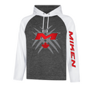 Miken Canada Diamond Heather Fleece Hood Two Tone - MIKEN-CAN-FLEECE-DIAMOND-SAN2047