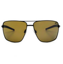 Vigor Brush Polarized Matte Black Aviator Sunglasses - VIGBRUSH1