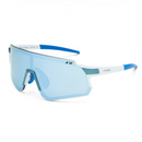 Vigor Blackhawk Polarized Blue Revo Frosted Lt. Blue/White Sunglasses - VIGBLACKHAWK3