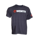 WORTH "M" Short Sleeve T-Shirt - CHAR