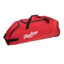 Rawlings Workhorse Wheeled Black Equipment Bag - WHWB23