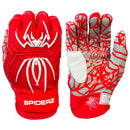 Spiderz HYBRID Batting Gloves - Red/White