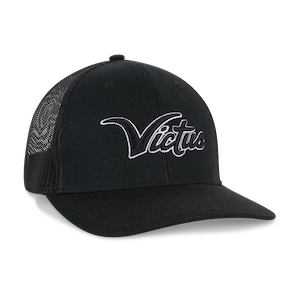 Victus Snapback Scripted Lifestyle Black/Black Hat  - VAHTSCR-BK/BK