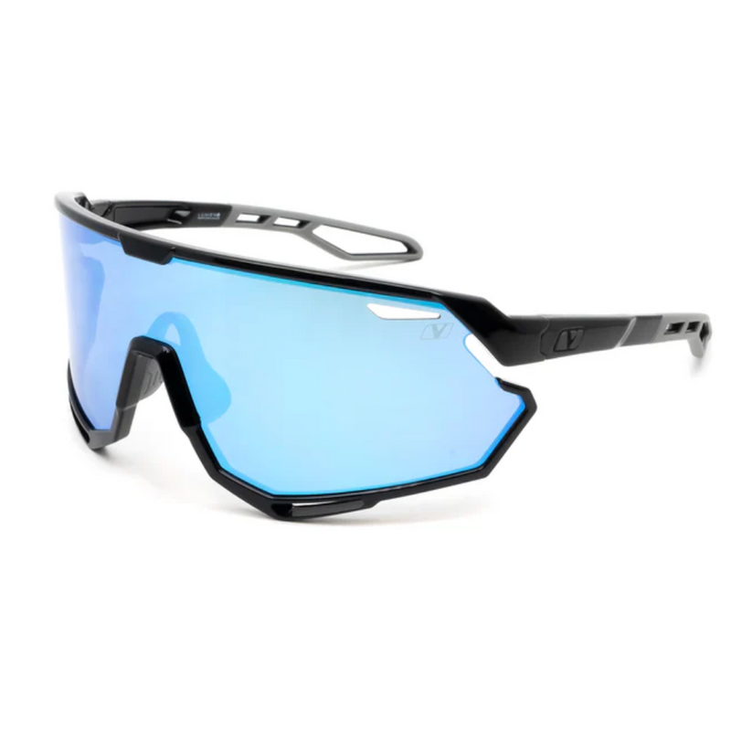 Vigor Bayonet Sea Blue Lumen+ Black Frame Sunglasses