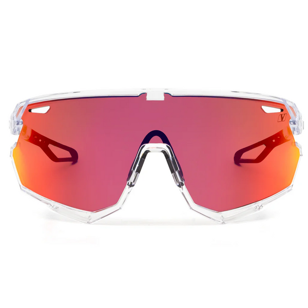 Vigor Bayonet Crimson Lumen+ Clear Frame Sunglasses