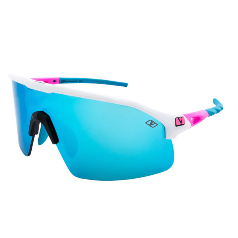 Vigor Mystic Sea Blue Polarized+ White Frame Sunglasses