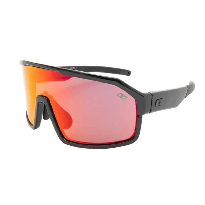 Vigor Sirroco Crimson Polarized Black Frame Sunglasses