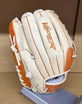 Viper Premium 13" Leather Slowpitch Softball Fielding Glove â€“ VIPER130-TAN-PAISLEY