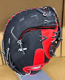 Viper Premium 14" Leather Slowpitch Softbal First Base Glove â€“ VIPER14-FBM-14-BLK/RD