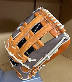 Viper Premium 14" Leather Slowpitch Softball Fielding Glove â€“ VIPER14-GRY-TAN