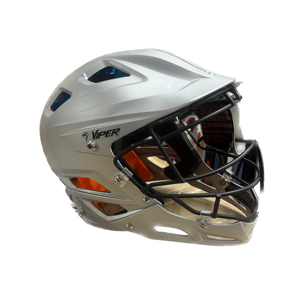 Viper Softball Pitchers Helmet Satin Silver    SILV/BLK/BLK