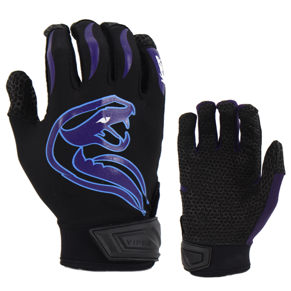 Black and purple batting gloves online