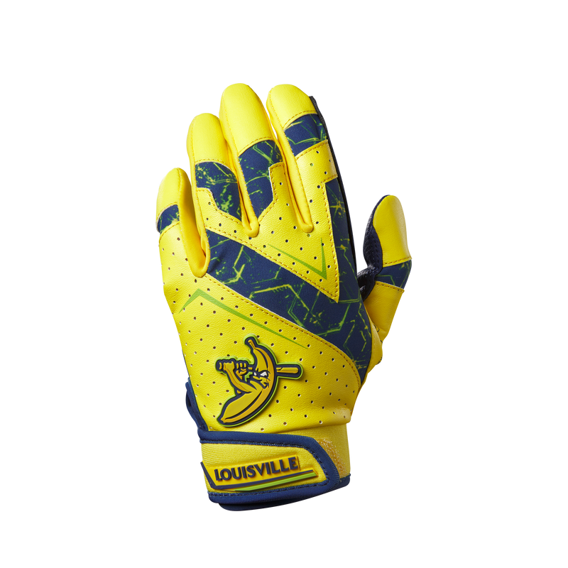 Louisville Slugger Savannah Bananas Youth V2 Batting Gloves - WB5761501