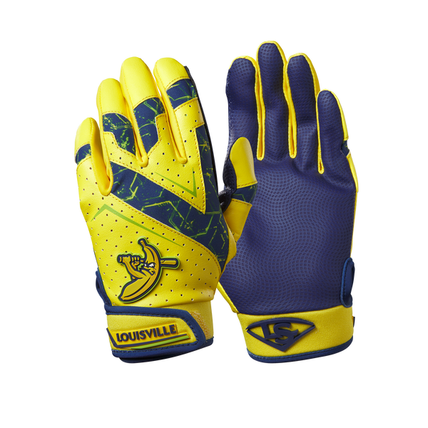 Louisville Slugger Savannah Bananas Youth V2 Batting Gloves - WB5761501