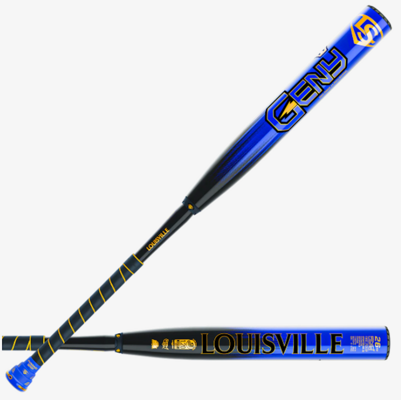 ◎軟式用　金属バット　Louisville Slugger　GENESIS Louisville Genesis 2 Piece Royal Geny Collection USSSA Endload Slowpit